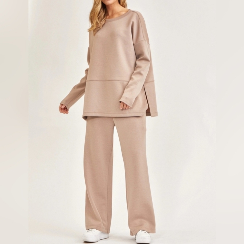 #66584 🚨 SALE 🛑L,XL Tunic Top+ Pants Travel Modal Set Travel 2pc Set